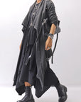 【studio b3】 ASYMMETRY TUNIC TOPS SHB2219_BLACK