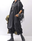 【RUNDHOLZ】 COTTON TUNIC DRESS_BLACK