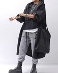 【thom/krom】 UNISEX COTTON RIB PANTS MST509_USED GREY