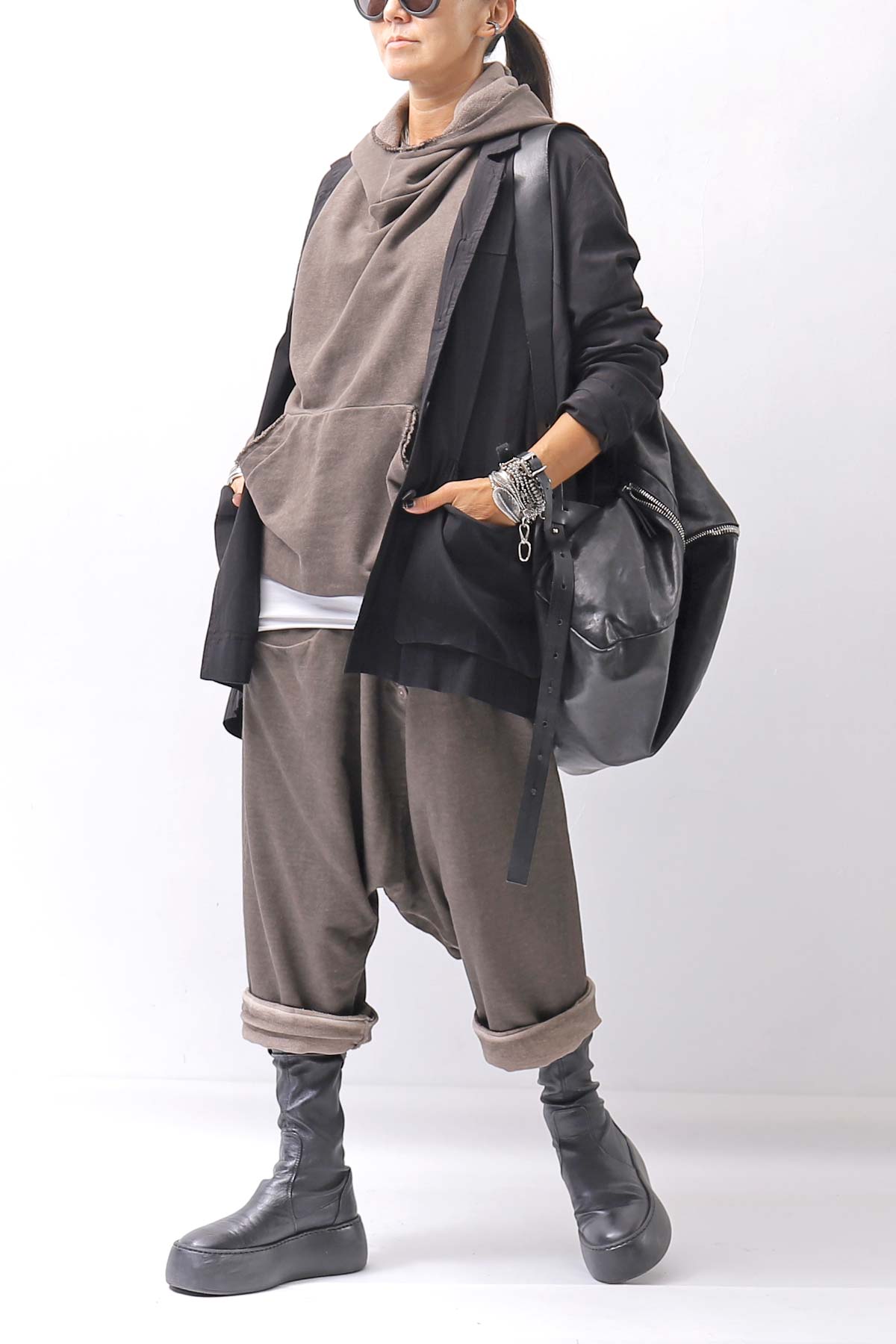 【Primordial is Primitive】 UNISEX STRETCH SHIRT BLOUSON 2026AL_BLACK