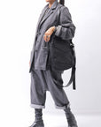 【DANIELE BASTA】 UNISEX 2WAY PATCHWORK SHOULDER BAG_BLACK