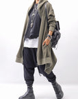 【studio b3】 UNISEX COTTON KNIT BOX SARROUEL RIBBED PANTS SHB2232_BLACK