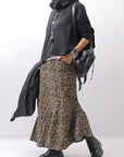 【studio b3】 UNISEX COTTON KNIT TOP & SNOOD SET SHB2268_BLACK