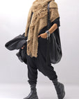 【RUNDHOLZ】 GRUNGE FRINGE SILK KNIT STOLE_DAKAR