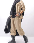 【RUNDHOLZ】 VINTAGE-DYED STRIPED WIDE PANTS_CLAY CLOUD STRIPE
