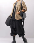 【RUNDHOLZ】 VINTAGE-DYED STRIPED SHIRT JACKET_CLAY CLOUD STRIPE