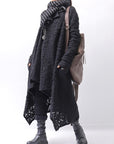 【studio b3】 UNISEX CRINKLED SOFT COTTON PANTS RBB1972_BLACK