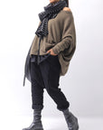 【studio b3】 UNISEX CRINKLED SOFT COTTON PANTS RBB1972_BLACK