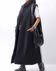 【NOSTRASANTISSIMA】 CASENTINO & TULLE GILET J106_BLACK
