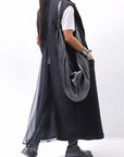 【NOSTRASANTISSIMA】 CASENTINO & TULLE GILET J106_BLACK