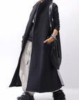 【NOSTRASANTISSIMA】 CASENTINO & TULLE GILET J106_BLACK
