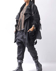 【RUNDHOLZ】 DENIM GLOSS SARRUEL PANTS 103_BLACK GLOSS