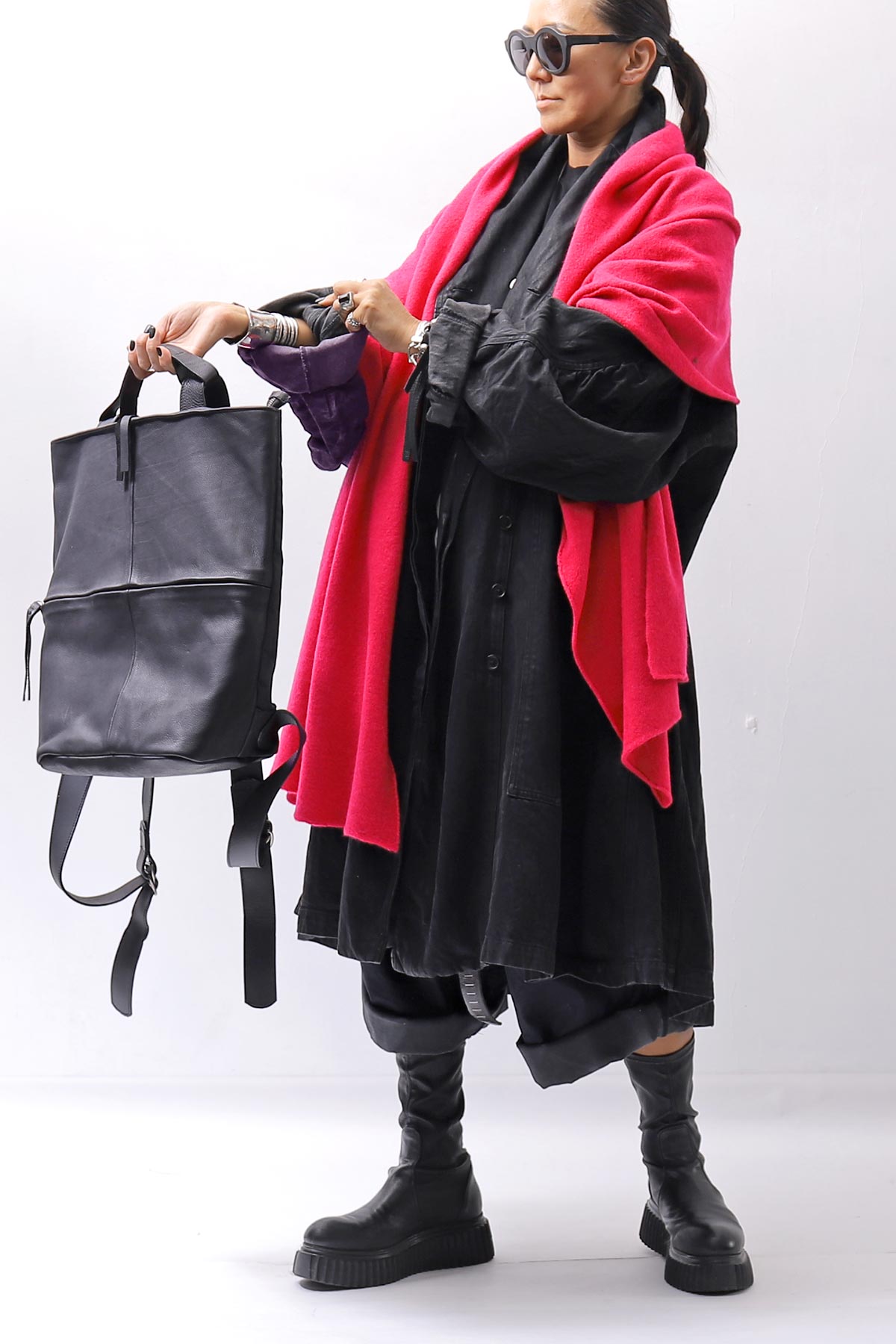 【RUNDHOLZ】 MOOD BOOST KNIT STOLE_LOTUS