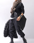 【bajra】 UNISEX COTTON EASY PANTS 159QP01_BLACK