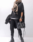 【thom/krom】 UNISEX SKINNY STRETCH DENIM PANTS WT79_BLACK