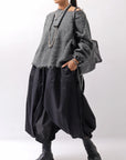【RUNDHOLZ】 BALLOON OPEN SHIRT DRESS _BLACK