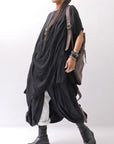 【RUNDHOLZ】 BALLOON OPEN SHIRT DRESS _BLACK