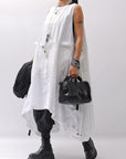 【RUNDHOLZ】MULTIWAY COTTON DRESS _SEAFOAM FOG