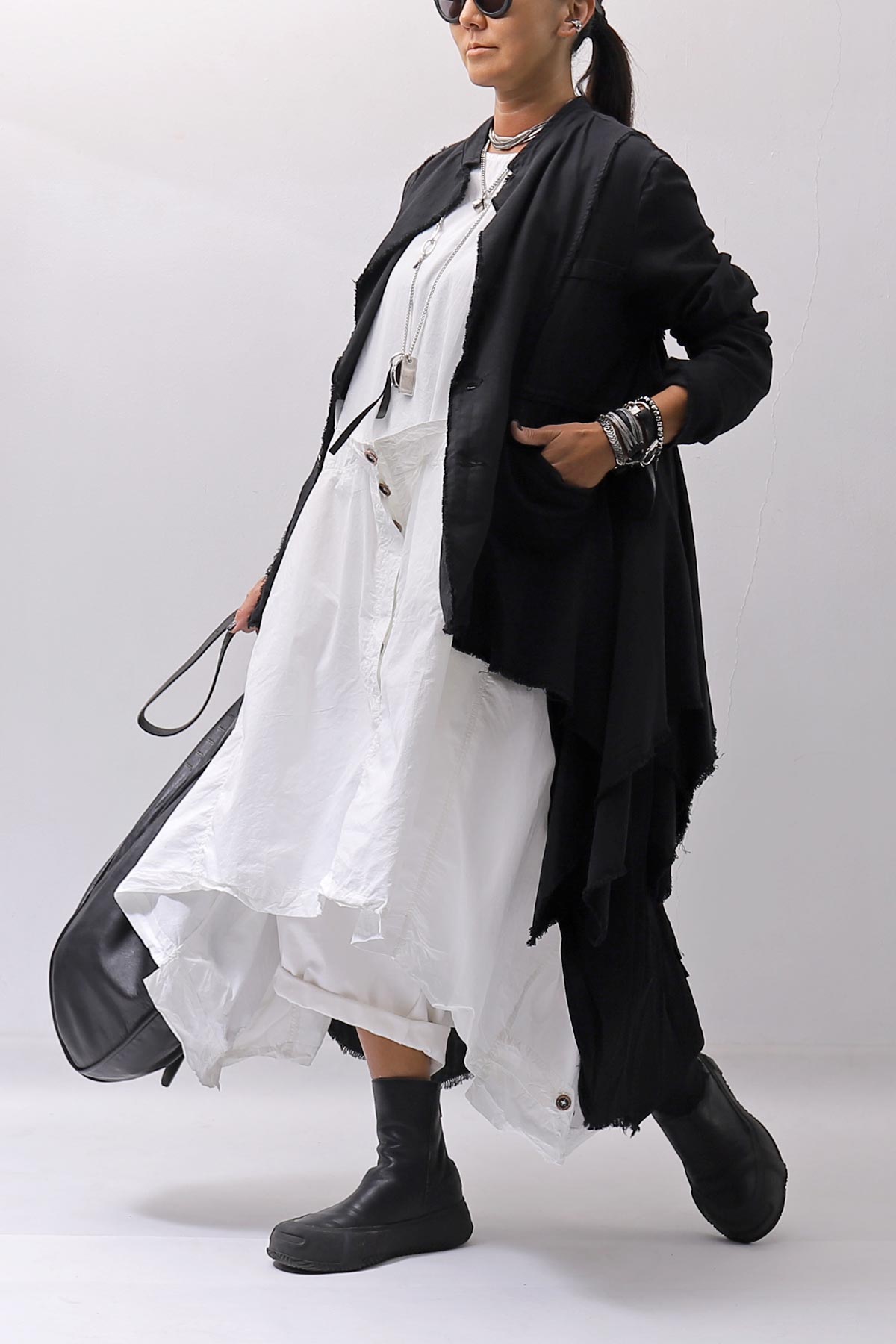 【RUNDHOLZ】MULTIWAY COTTON DRESS _SEAFOAM FOG