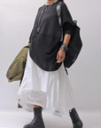 【RUNDHOLZ】MULTIWAY COTTON DRESS _SEAFOAM FOG