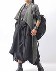 【RUNDHOLZ】MULTIWAY COTTON DRESS _BLACK GLOSS