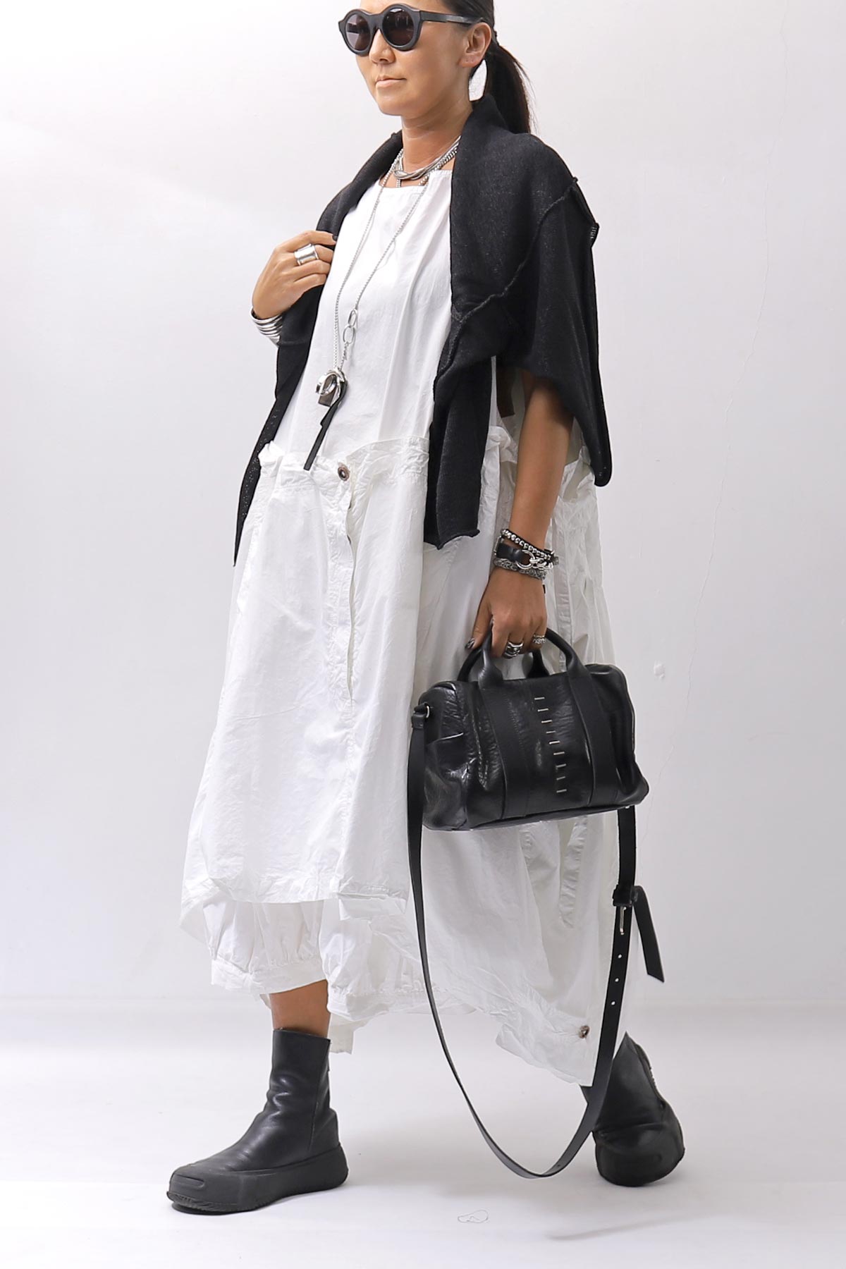 【RUNDHOLZ】 UNISEX BACK FLAP BALOON SARROUEL PANTS _SEAFOAM FOG