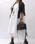 【RUNDHOLZ】 UNISEX BACK FLAP BALOON SARROUEL PANTS _SEAFOAM FOG