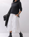 【RUNDHOLZ】 UNISEX BACK FLAP BALOON SARROUEL PANTS _SEAFOAM FOG