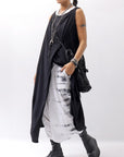 【RUNDHOLZ】 FRONT FLAP COTTON LONG TOP DRESS 337 0911_BLACK
