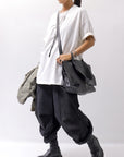 【DANIELE BASTA】 2WAY FLAP SHOULDER BAG_BLACK