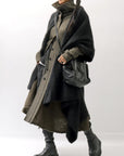 【RUNDHOLZ】 BOILED WOOL & SOFT WOOL KNIT CARDIGAN COAT 388 1203_JUNGLE