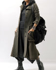 【RUNDHOLZ】 BOILED WOOL & SOFT WOOL KNIT CARDIGAN COAT 388 1203_JUNGLE