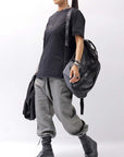 【studio b3】 UNISEX RELAX&STYLISH LINEN PANTS BZB1701_SMOKE GREEN