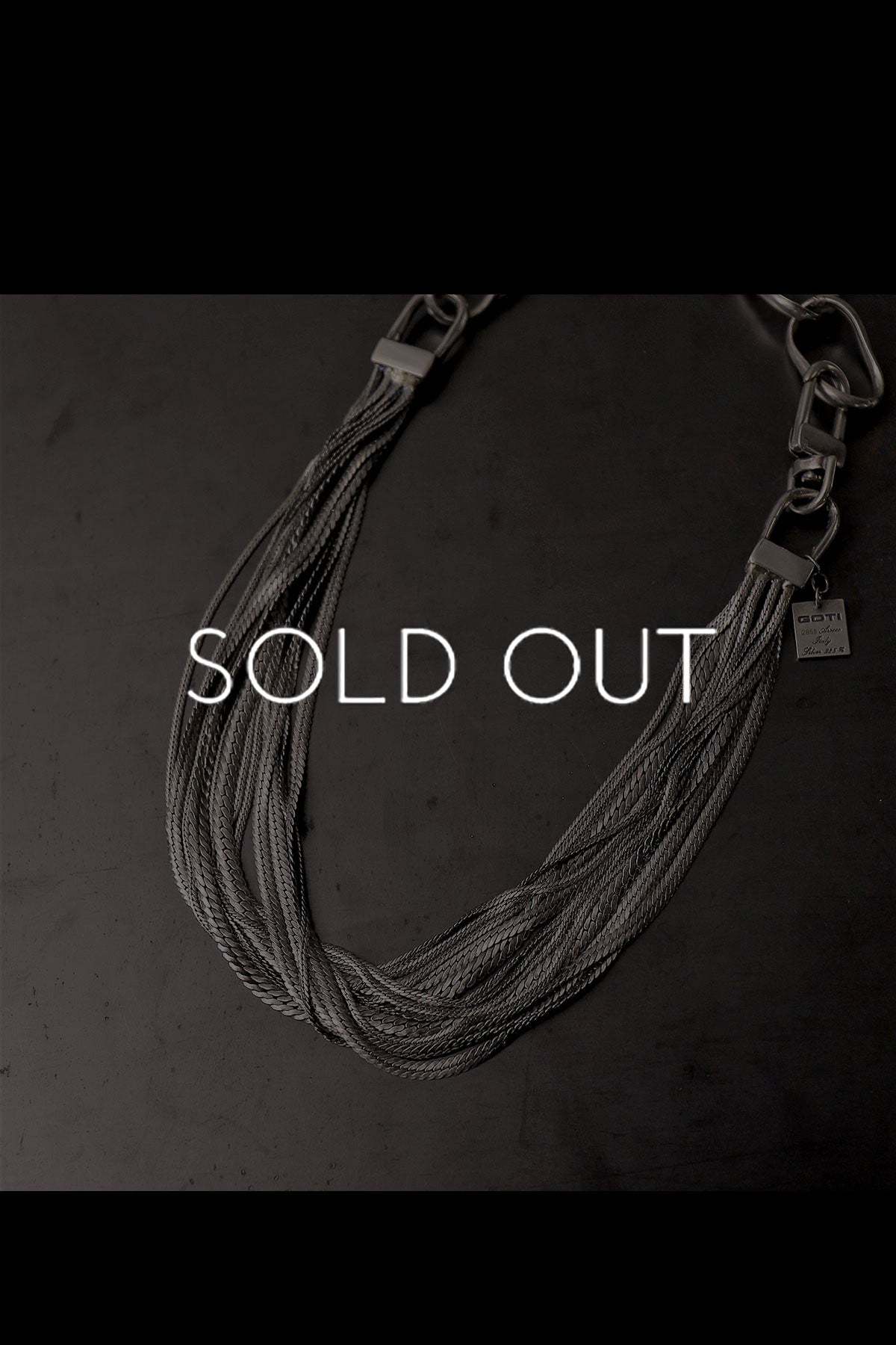 【GOTI】 MIXED FLAT CHAIN NECKLACE_CN2243