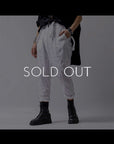 【bajra】 UNISEX FRONT FLAP STRETCH PANTS 148QP02_WHITE