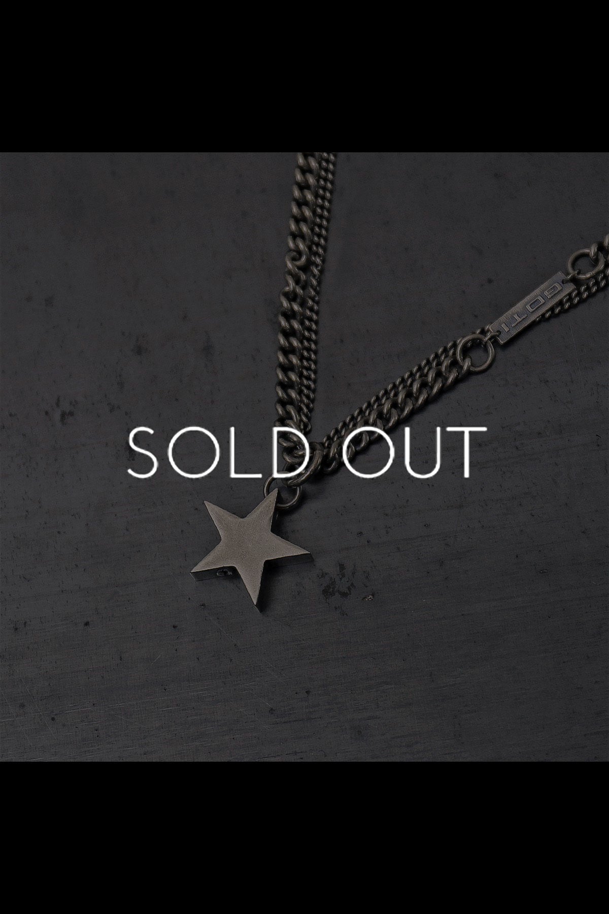 【GOTI】 STAR TOP DOUBLE CHAINS NECKLACE_STAR2