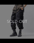 【sanctamuerte】 UNISEX SIDE STRING CODE PANTS 319/MM_BLACK