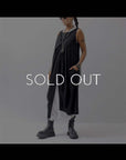 【RUNDHOLZ】 FRONT FLAP COTTON LONG TOP DRESS 337 0911_BLACK