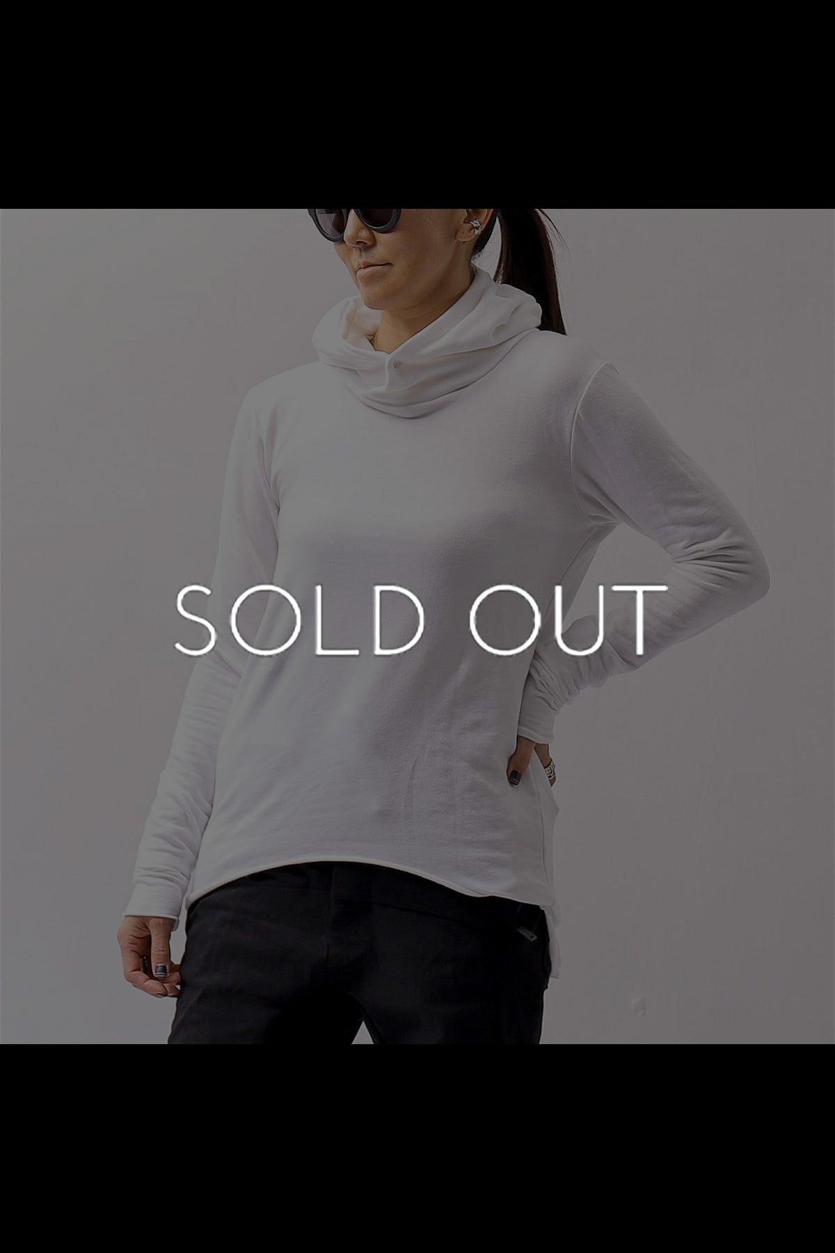 【bajra】 UNISEX SUPER STRETCH COTTON HOODIE TOP 150QK03_WHITE