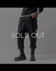 【studio b3】 UNISEX COTTON SARROUEL PANTS OGB1760/M2_BLACK