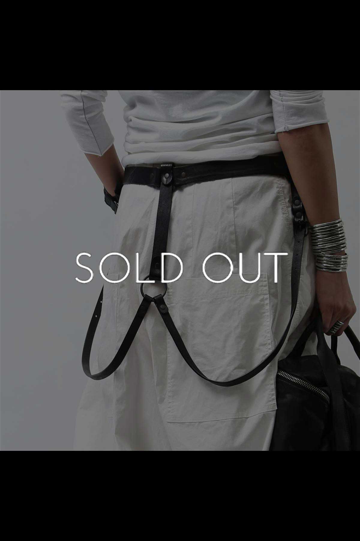 【RUNDHOLZ】 2WAY CALF LEATHER BODY BELT 143 5310