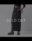 【thom/krom】 RIB COTTON SLIM FIT SKIRT WSK95_BLACK