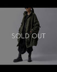 【RUNDHOLZ】 UNISEX DESIGN POCKET BLOUSON COAT 260 1208_OLIVE CLOUD