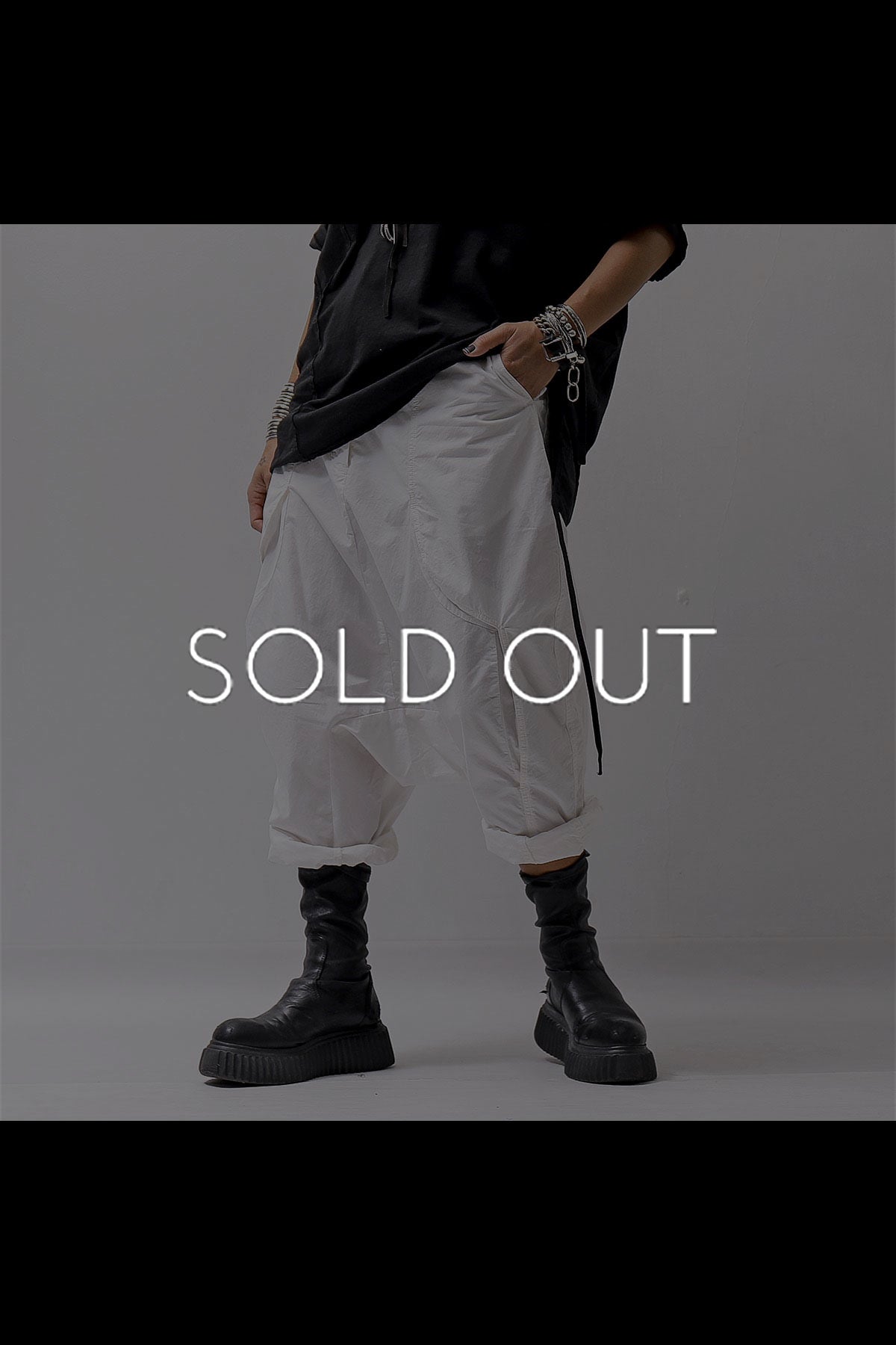 【RUNDHOLZ】 UNISEX COTTON PANTS 335 0109_OFF WHITE