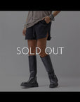 【thom/krom】 LIGHT SWEAT SIDE-CUT SHORTS WST432_BLACK