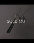 【GOTI】 MIXED TOP ONYX PENDANT CN1183_MATTE BLACK
