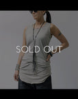 【RUNDHOLZ】 UNISEX COTTON RIB TANK 114 0801_FLINT