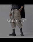 【RUNDHOLZ】 UNISEX ICONIC COTTON POCKETED SARROUEL PANTS 260_ERASER