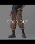 【sanctamuerte】UNISEX LIGHT COTTON RELAX PANTS SM59_SPICY CINNAMON