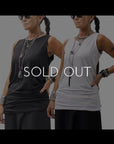 【bajra】 STRETCH INNER LONG TANK TOP BLACK&WHITE SET 160QK02